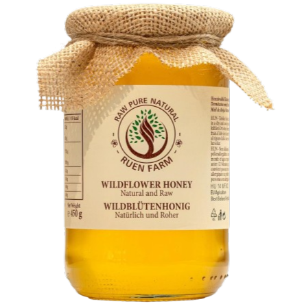 ruen farm wildflower honey 450g jar.png