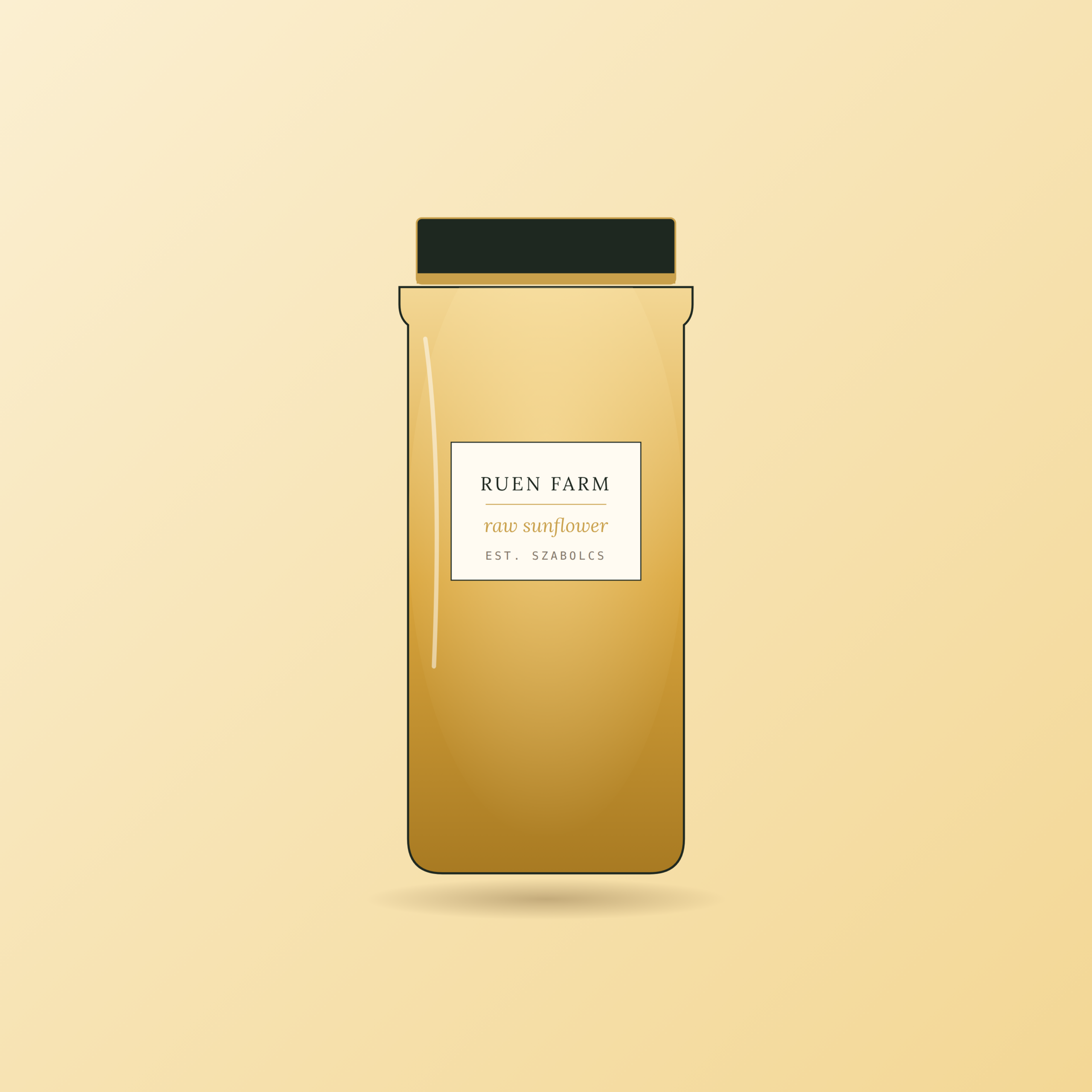 ruenfarm sunflower jar